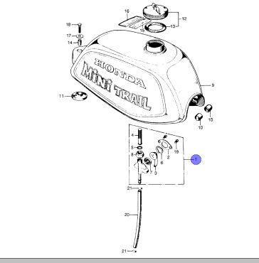 Z50 Petcock Assembly